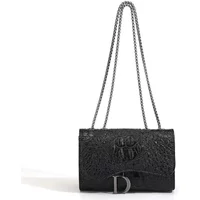 Luxury Handbag For Women,Crocodile Pattern Brand Crossbody Bags,Female Chains Shoulder Messenger,High-end Sequined Casual Purses