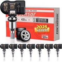 8pcs Autel Sensor 2in1 315MHz 433MHz MX-Sensor Tire Pressure Monitor System Sensor Programmable & Cloneable Screw-in TPMS Sensor