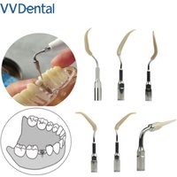 VV Dental Ultrasonic Scaler Tips For Cleaning Implant Ceramic Orthodontic Teeth Fit EMS WOODPECKER-UDS Handpiece Dental Scaler