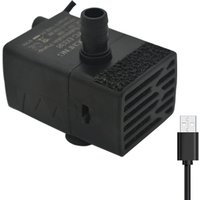 USB Aquarium Submersible Water Pump, 5V 5W Mini Adjustable Flow Filter Pump, Fish Tank Circulation Pump for Pet Fountain