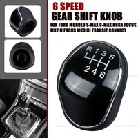 5/6Speed Car Leather Gear Shift knob for Ford S-Max C-Max Kuga Galaxy Mondeo4 Mk4 Transit Tourneo Connect Focus Auto Accessories