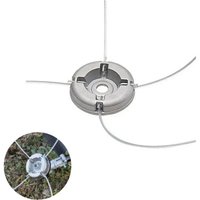 Universal Aluminum Alloy Lawn Mower Head and Replacement Nylon Steel for Lawn Mowing Line Lawn Weed Head Irrigation Machine