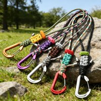 Outdoor Activities Paracord Keychain,Heavy Duty Braided Paracord Lanyard Keychain for Wallets,Keys,Whistle Camera,Phone