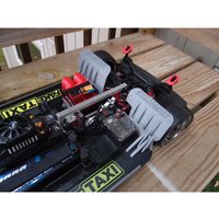 ARRMA INFRACTION 1/7 RC Racing Car Side Panel Side Skirt Front Fender Mudguard Set | Body Upgrade Option Parts Accessories