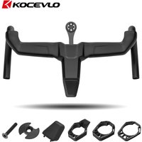 AliExpress kocevlo KOCEVLO K04 EVO Road AERO Carbon Integrated Handlebar 28.6/31.8mm With Spacers Cycling Internal cables OD2 road handlebar