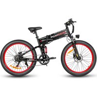AliExpress NONE Samebike LO26Plus Electric Bike 48V15Ah Lithium Batery 1000W Motor E-bike LCD Display With USB 26Inch Electric Snow Bicycle
