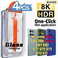 2 Pieces For Motorola Moto G86 G86 Power G77 G75 One Click Ultra Clear Tempered Galss Films For Moto G84 G73 G82 G72 G71S Series