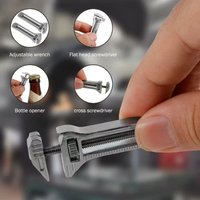 1PC EDC Portable Tool Key Ring Chain Multi-Tool Compact Multi-Tool Pocket Knife Screwdriver Multi-Tool Camping Survival Kit