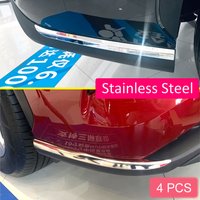 Stainless Steel Car Front Rear Bumper Corner Cover Protector Moulding For Toyota Highlander Kluger 2020 2021 2022 2023 2024 2025