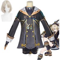 Genshin Impact Freminet Cosplay Costume Hat Wig Full Set Outfits Anime Game Fontaine Freminet Cosplay Halloween Party Clothing
