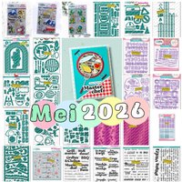May 2026 BBQ Tooltally Voetbal Shirts Metal Cutting Clear Stamps Stencil Hot Foil DIY Decorating Scrapbook Gift Card Embossing