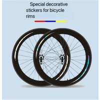 AliExpress Bicycle Wheelset Sticker Road Bike Mountain Bicycle wheel Stickers Decorative Warning Reflective Stickers Bike Accessories