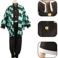2026 Anime Tanjirou Kamado Cosplay Cosplay Costume Kimono Cloak halloween Uniform Adult Kids