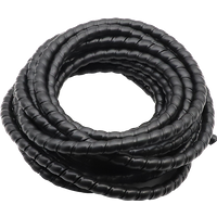 2 m lang, 8/10/12 mm Kabelschutzhülle, spiralförmig umsponnen, flexibler Draht-Organizer, Isolierhülse, Drahtwickelschutz