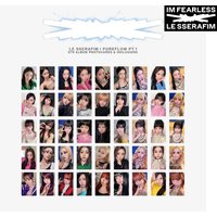 45PCS NEW KPOP 2th full EP album PUREFLOW pt.1,BOOMPALA,CELEBRATION,Huh Yunjin,Sakura,Kazuha,photocard set,collective card,LOMO