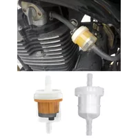 AliExpress NONE 10pcs Motorcycle Oil Filter Inline Gas Fuel Filter Gasoline Filters Tool For Scooter Motorcycle Moped Scooter Dirt Bike ATV