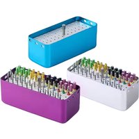 Dental Autoclave Endo File Box 72Holes Dental Diamond Bur Holder Disinfection Sterilizer Case Stand Dentistry Lab Instruments