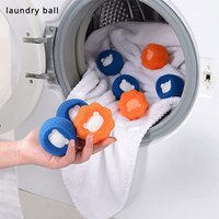1/5/10PCS Laundry Ball Set Reusable Washing Machine Hair Removal Ball Cleans Lint Fuzz Pet Hair Clothing Household Products Home