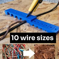 2Pcs 10 Specifications Waste Wire Stripping and Fixing Racks, Cable Stripping and Fixing Tools, Wire Stripping Pliers