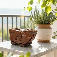 868pcs MOC Sandcrawler Star Battle UCSed Model Building Blocks Christmas Gift Construction Creative Idea Brick Toy Kids Birthday