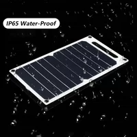 30W Solar Panel with USB 6.8V Portable Battery Mobile Phone Charging Bank Charging Panel for Waterproof Outdoor Hiking & Camping