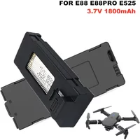 E88 Drone Battery 3.7V 1800mAh Rechargeable Li-ion Battery For RC Drone E88PRO E99 P1 K3 P10 A13 S98 E525 RC Quadcopter Parts