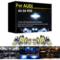 For Audi A6 S6 RS6 C5 C6 C7 Sedan Avant (W) 2000 2002 2005 2008 2010 2011 2012 2015 2018 Interior LED Light Bulb Kit Auto Part