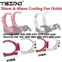 YSIDO RC Motor Cooling Fan 40mm 30mm Aluminum holder for 1/10 1/8 RC Car 540 550 3650 3660 4068 4082 4092 4074 4274 4268 Motor