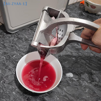 Manual Juice Squeezer Aluminum Alloy Hand Pressure Juicer Pomegranate Orange Lemon Sugar Cane Juice Kitchen Bar Tool【ZYAA-1】