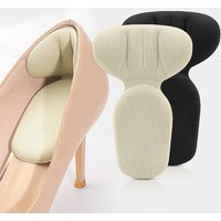 1pair women high heels shoes insoles adjustable size back stickers pain relief protector cushion antiwear feet care padding