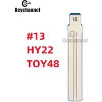 5/10pcs/lot 13# KEYDIY Universal Remotes Flip Blade For KD Remote TOY40 Toy48FH IX35 Verna for Kia Toyota for Lexus Key Blade