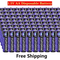 1.5V AA Disposable Dry Battery for Led Light Toy Mp3 Camera Flash Razor CD Player Wireless Mouse Keyboard