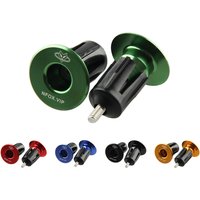 NFOX 1 Pair Bicycle Handlebar Plugs Aluminum Alloy Colored Lockable Expansion Screws Mountain Road Bike Handlebar Accessories