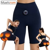 EMS Yoga Shorts for Women Butt Lifting High Waist Tummy Control Body Shaping Smart Fitness Workout Shorts Micro Current Pulse
