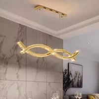 Ozdoby do domu, lampy wiszące, luksusowy kryształowy żyrandol do salonu, lampa wisząca do jadalni, lampa sufitowa, oświetlenie wewnętrzne