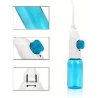 Oral Irrigator High Pressure Portable Teeth Clean Water Dental Floss Manual High Pressure Water Toothpick for Travel Household