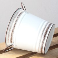 Metal Flowerpots Plants Planter Gardening Supplies Iron Flower Pot Binaural Wrought Home Garden Decoration Garden Flower Stand
