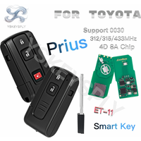 For Toyota Prius Crown EoneBoss ET-11 Smart Key Fob 4D 8A Chip Bluetooth 0030 Remote Control 312/315/433MHzMHz