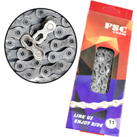 AliExpress NONE FSC 6/7/8/9/10/11/12 Speed Velocidade Bicycle Chain 116/126 Links Ultralight MTB Mountain Road Bike 6S 7S 8S 9S 10S 11S 12S