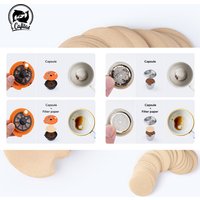Disposable Paper Filters for Bosch Tassimo & Nespresso & la vazza Mio Coffee Reusable Capsule Pod