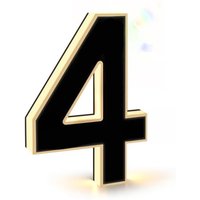 12V Power LED House Number Light Waterproof Light Sensor Illuminated House Number Sign 0-9 A-B Modern Design LED Address Sign