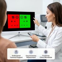 21.5" LCD Visual Acuity Chart with Remote Control - HD Vision Tester for Optometry Ophthalmic Exam Eye Screening Monitor