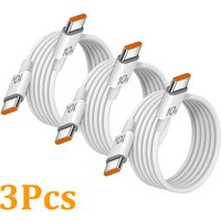 1/3Pcs 10A Cable 120W Super Fast Charging Type C To Type C Cable Highspeed Data Transfer For iPhone Samsung Xiaomi Charger Cable