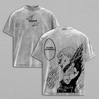 Anime Jujutsu Kaisen Hakari Kinji Printed Tee Men Short Sleeve Cotton Tshirts Vintage Washed T-shirt Harajuku Oversized T Shirt