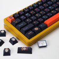 KBDiy GMK Mictlan Cherry Profile PBT Korean Keycap Custom Alice For MX Switch Aula Gaming 60 Mechanical Keyboard 143 Key Cap Set