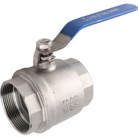 2in 304 Stainless Steel Two Piece Full Port Female Thread Ball Valve 2" DN50 1000 WOG Manual Ball Valve