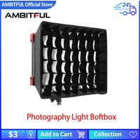 LEDP60C Dedicated Flat Light Softbox + Grid (Only Used With AMBITFUL Brand)