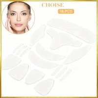 16Pcs Reusable Silicone Face Patch Set Anti Wrinkle Patches For Face Neck Forehead Eye Cheek Chest Pads Beauty Tools