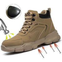 Safety Protective Boots Work Safety Shoes Men Winter Safety Boots Anti-puncture Work Shoes Steel Toe Work Boots Indestructible