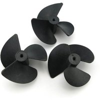 Wearproof 2mm Shaft 3-blades Propellers Durable Nylon Paddle for Model Boat Ship RC Boat Accessories H9EE